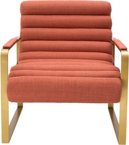 Fotoliu elegant design LUX Olsen, scalea orange