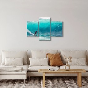 Tablou - Surfer în valuri (90x60 cm)