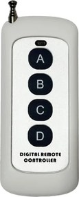 Plafonieră LED cu cristale SAMOA LED/30W/230V diam. 40 cm crom lucios + telecomandă