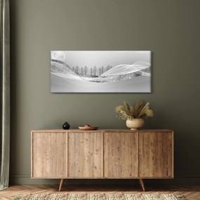 Tablou - Peisaj argintiu (120x50 cm)