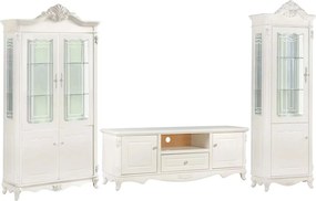 Set lemn masiv Living Paris 3 Piese Ecru - Dreapta