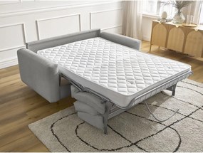 Canapea gri pentru dormitul zilnic/extensibilă 200 cm Cocoone – Bobochic Paris