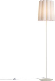Lampă de podea Japandi Bej cu abajur din țesătură 160 cm - Jenni