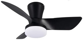 Plafonieră neagră LED Randers – Trio