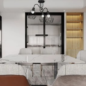 Lustră aplicată BERGEN 3xE27/60W/230V