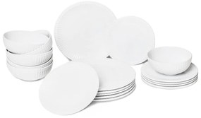 Set 18 vase de porțelan Bonami Essentials Purita, alb