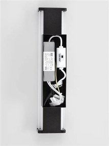 Aplica de perete LED baie IP44 MISTY negru