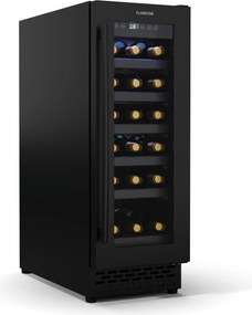 Klarstein Frigider pentru vin Vinovilla 18 Uno, 1 zonă de răcire, 18 sticle, rafturi din lemn, 5-18 °C