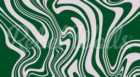 Fototapet, Swirly, Green, Rebel Walls
