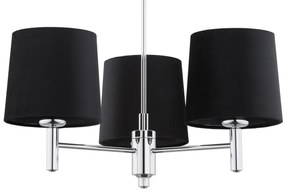 Candelabru modern design elegant BOLZANO 3L negru