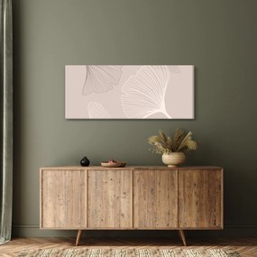 Tablou - Frunze bej N⁰6 (120x50 cm)