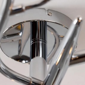 Lustră LED aplicată Brilagi MISTEL 15xG9/3W/230V crom lucios/fumuriu