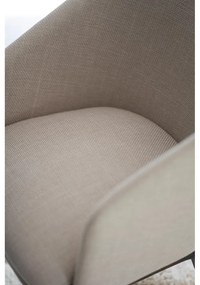 Set de scaune de sufragerie bej 2 buc. tapițat Windham – Rowico