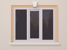 Ancadrament fereastra exterior FP114 dimensiuni 115x50x2000mm