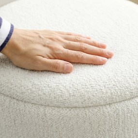 HOMCOM Set de 2 pufuri de depozitare tapițate în chenilă și PU șezut căptușit pentru hol dormitor gri și crem | Aosom Romania