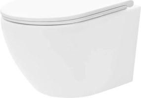 Vas WC suspendabil Rea Carlo Mini Tornado Rimless Flat Pro