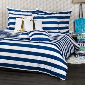Lenjerie de pat din bumbac 4Home Navy, 140 x 200cm, 70 x 90 cm, 140 x 200 cm, 70 x 90 cm
