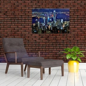 Tablou orașului nocturn (90x60 cm)
