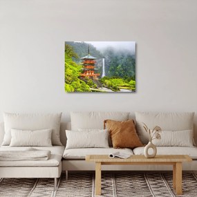 Tablou pe sticlă - Cascada Naci (70x50 cm)