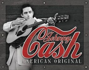 Placă metalică Cash - American Original, (42 x 31 cm)