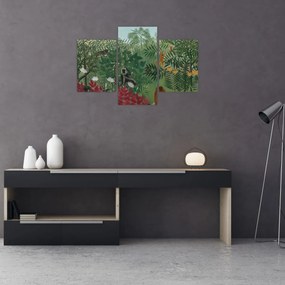 Tablou - Henri Rousseau, Tropical Forest with Monkeys, reproducere (90x60 cm)