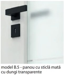 Usa cu toc reglabil HDF PORTA VERTE HOME B5 - ST DR 180-240 mm, DR