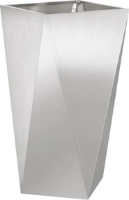 vidaXL Jardinieră Argintiu 40 x 40 x 75 cm Oţel inoxidabil