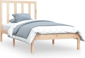 vidaXL Cadru de pat, 90x200 cm, lemn masiv de pin