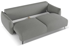 Canapea gri deschis 230 cm Malie – Makamii
