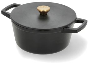 Oală cu capac din fontă 3,6 l adecvată pentru plita cu inducție – Holm