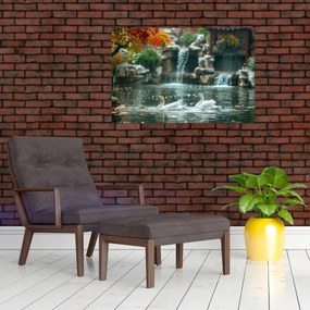 Tablou - iaz asiatic (90x60 cm)