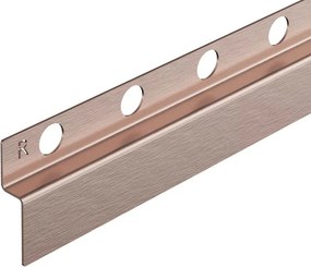 Profil inclinat dreapta pentru perete Balneo Floor Strips 170 cm finisaj cupru periat