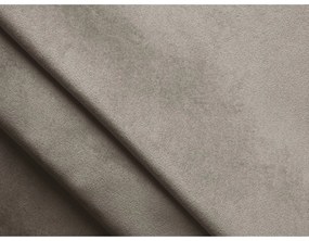 Taburet bej cu tapițerie din catifea Moana – Makamii