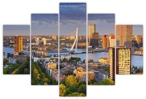 Tablou - Panorama Rotterdamului, Țările de Jos (150x105 cm)