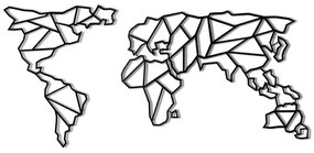 Decorațiune din metal pentru perete Map, 60 x 130 cm