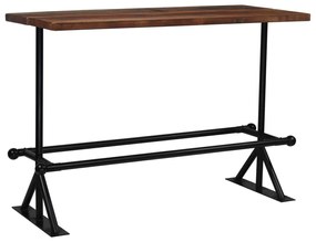 245396 vidaXL Set mobilier de bar, 7 piese, lemn masiv reciclat
