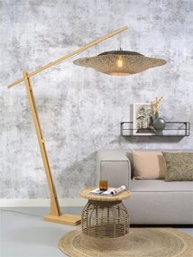 Lampadar din bambus KALIMANTAN orizontal L natur, 87cm
