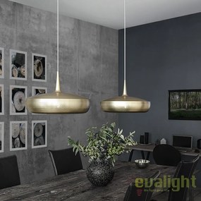 Abajur metalic design retro Clava Dine, Brushed Brass