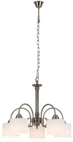 Rabalux 7276 - Lustră EDITH 5xE27/60W/230V bronz