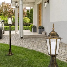 Corp de iluminat exterior 1xE27/20W/230V IP43 patină