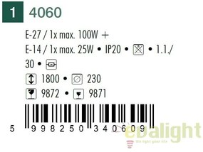 Lampadar, lampa de podea, Action 4060 RX