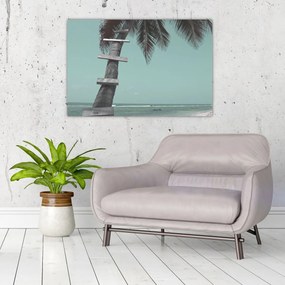 Tablou - Palma în Caraibe (90x60 cm)