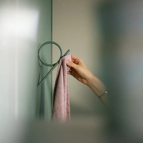 Cârlig verde prăfuit de montat pe perete din metal Tuba L – Spinder Design