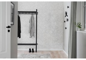 Cârlig negru de montat pe perete din lemn de stejar Milford – Rowico