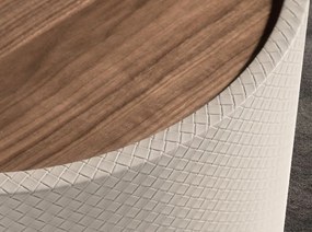 Masuta laterala design LUX Walnut-Bej