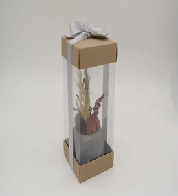 Ghiveci decorativ cu flori artificiale, homs seria A620,17x5.5x9 cm,30353