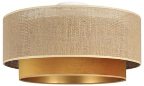 Plafonieră SARTA 1xE27/60W/230V Ø 45 cm cupru/iută