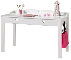 Set Mobilier Cameră Copii AMORI, 6 Piese, Alb, Stil Romantic – Vipack