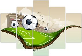 Tablou - Teren de fotbal (150x105 cm)