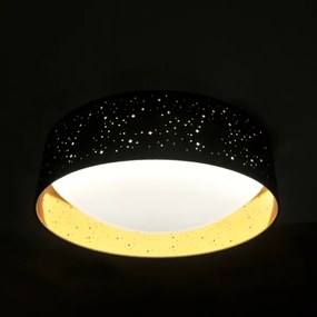 Plafonieră LED TULUZA LED/24W/230V d. 40 cm negru